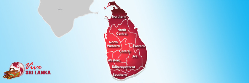 Sri Lanka Urlaub | Verwaltungsgliederung