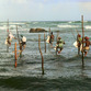 Sri Lanka | Stelzenfischer im Meer